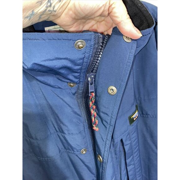 L.L. Bean Nylon Jacket coat men tall Large Vintage - Picture 3 of 8